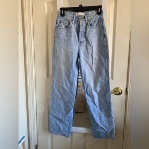 Aritzia Denim Forum Joni High Rise Loose Jeans 29L 24w